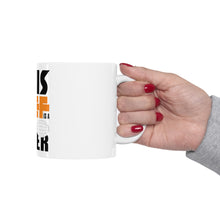 DistinctInk Glossy White Coffee / Tea Mug - This Chef is a Whisk Taker