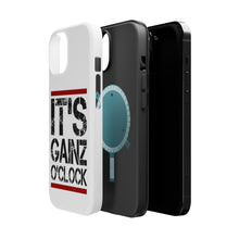 DistinctInk ToughCase for Apple iPhone, Compatible with MagSafe Charging - It's Gainz O'Clock Working Out