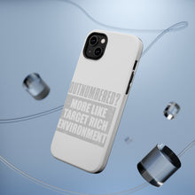 DistinctInk ToughCase for Apple iPhone, Compatible with MagSafe Charging - Outnumbered? Target Rich Environment