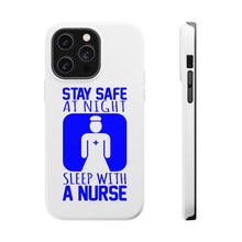 DistinctInk ToughCase for Apple iPhone, Compatible with MagSafe Charging - Stay Safe at Night Sleep With a Nurse