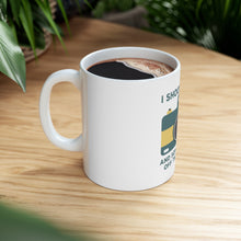 DistinctInk Glossy White Coffee / Tea Mug - I Shoot People - Photography