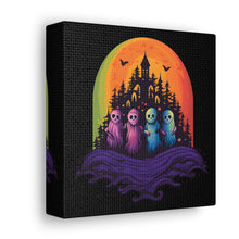 DistinctInk Canvas Wall Art with Discover Your True Path for Halloween LGBTQ+ Pride