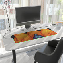 DistinctInk LED Gaming Mouse Pad with Finding Your Purpose in Life Design for Halloween  LGBTQ+ Pride
