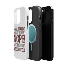 DistinctInk ToughCase for Apple iPhone, Compatible with MagSafe Charging - MMA Training Easy? Nope! Worth It!