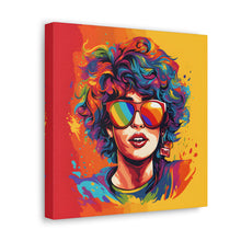 DistinctInk Canvas Wall Art with Start Building Your Dreams for LGBTQ+ Pride