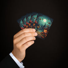 DistinctInk Playing / Poker Cards with Trick or Treat Fun Design for Halloween