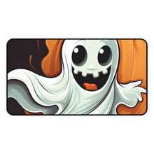DistinctInk Desk Mat with Silly Specter Sprites Design for Halloween