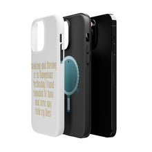 DistinctInk ToughCase for Apple iPhone, Compatible with MagSafe Charging - Drinking Driving Dangerous Guy Stole Beer