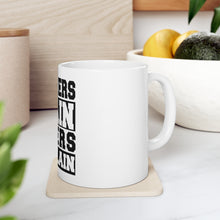 DistinctInk Glossy White Coffee / Tea Mug - Winners Train Losers Complain