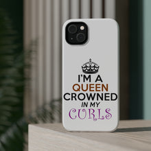 DistinctInk ToughCase for Apple iPhone, Compatible with MagSafe Charging - I'm a Queen Crowned in My Curls