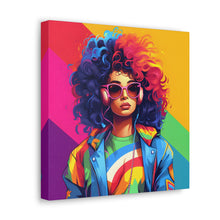 DistinctInk Canvas Wall Art with Living a Full Life for LGBTQ+ Pride