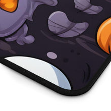 DistinctInk Desk Mat with Spooky Bat-o-lanterns Design for Halloween