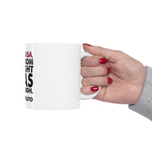 DistinctInk Glossy White Coffee / Tea Mug - Dear NASA, Your Mom Thought I Was Big Enough Pluto
