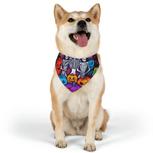 DistinctInk Adjustable Pet Banana Collar with Exploring Inner Knowledge Design for Halloween LGBTQ+ Pride