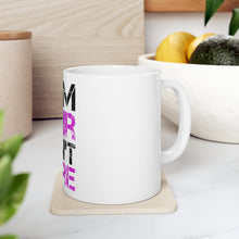 DistinctInk Glossy White Coffee / Tea Mug - Gym Hair Don't Care