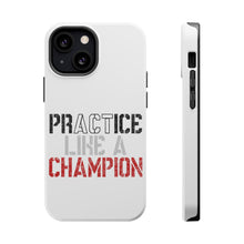 DistinctInk ToughCase for Apple iPhone, Compatible with MagSafe Charging - Practice Like a Champion