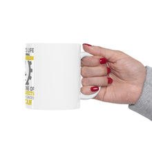DistinctInk Glossy White Coffee / Tea Mug - Mechanic's Life Pain Is Real Pride Respect
