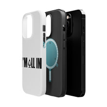 DistinctInk ToughCase for Apple iPhone, Compatible with MagSafe Charging - I'm All In - Poker Casino Cards Gambling