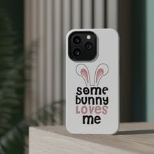 DistinctInk ToughCase for Apple iPhone, Compatible with MagSafe Charging - Some Bunny Loves Me - Rabbit