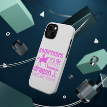 DistinctInk ToughCase for Apple iPhone, Compatible with MagSafe Charging - Sometimes It's the Princess Who Kills the Dragon