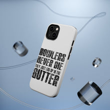 DistinctInk ToughCase for Apple iPhone, Compatible with MagSafe Charging - Bowlers Never Die They End Up In The Gutter