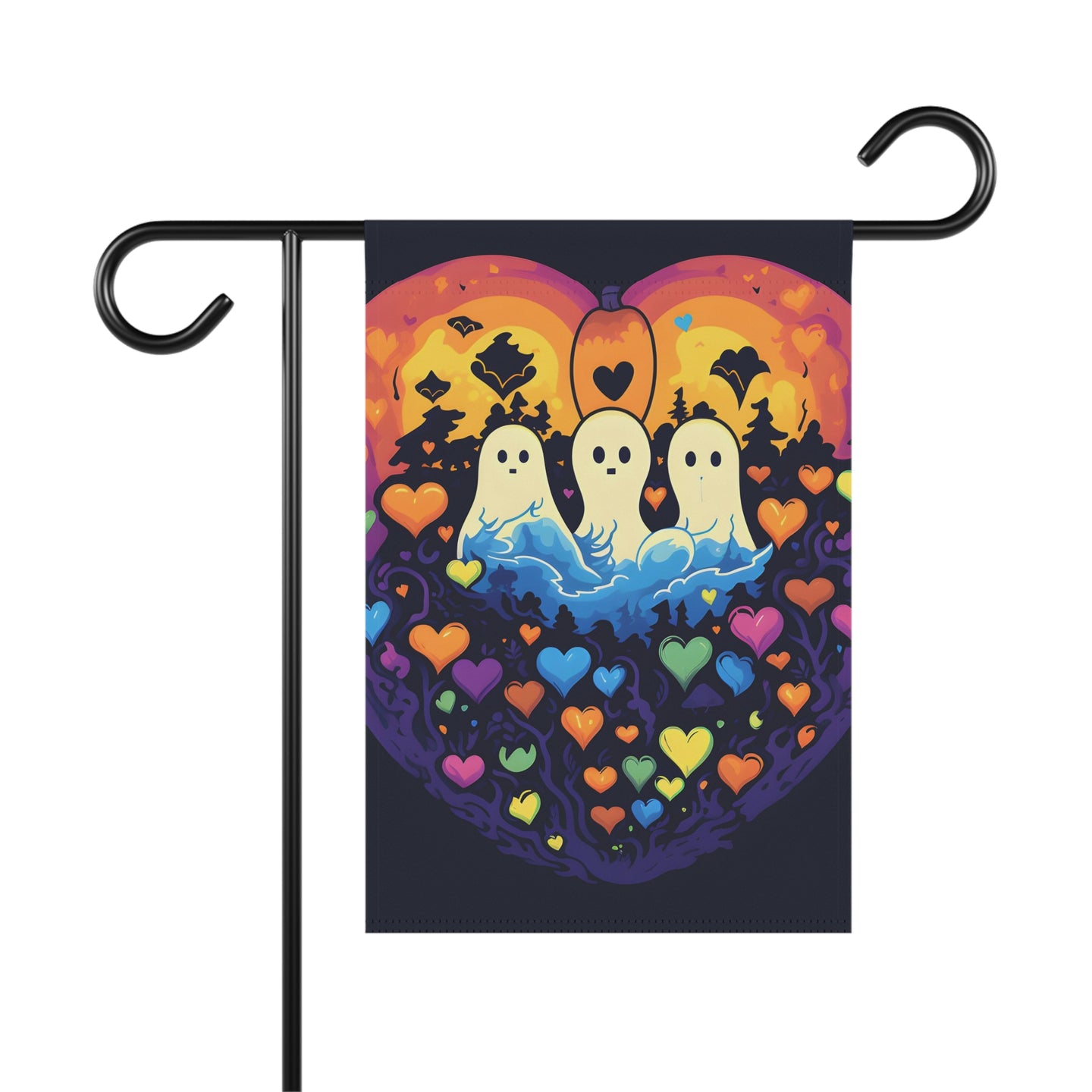 DistinctInk Garden & House Banner Flag with A Life Of Adventure Design for Halloween  LGBTQ+ Pride