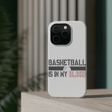 DistinctInk ToughCase for Apple iPhone, Compatible with MagSafe Charging - Basketball is in My Blood