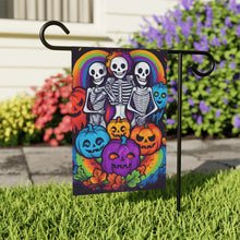 DistinctInk Garden & House Banner Flag with Exploring Inner Knowledge Design for Halloween  LGBTQ+ Pride