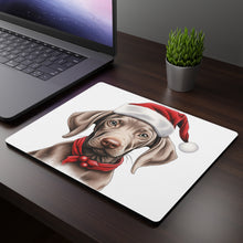 DistinctInk Mouse Pad - 1/4" Foam Rubber - Weimaraner Puppy Drawing