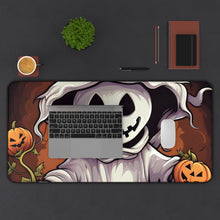 DistinctInk Desk Mat with Trick or Treat Ghost-O-Lantern Design for Halloween