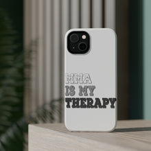 DistinctInk ToughCase for Apple iPhone, Compatible with MagSafe Charging - MMA Is My Therapy