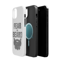 DistinctInk ToughCase for Apple iPhone, Compatible with MagSafe Charging - Fear the Beard