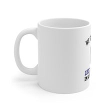 DistinctInk Glossy White Coffee / Tea Mug - We Go Together Like Moonshine in a Mason Jar