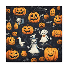 DistinctInk Canvas Wall Art with The Halloween Spell for Halloween