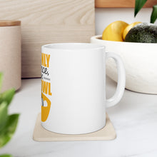 DistinctInk Glossy White Coffee / Tea Mug - You Only Lick Once - Lick the Bowl - Baking