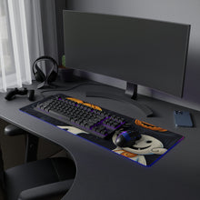 DistinctInk LED Gaming Mouse Pad with The Halloween Spell Design for Halloween