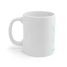 DistinctInk Glossy White Coffee / Tea Mug - I Go Deep & Wet Wearing My Rubber Scuba Diving