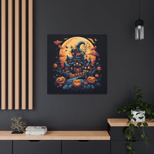 DistinctInk Canvas Wall Art with Spooky Sweet Treats for Halloween