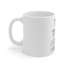 DistinctInk Glossy White Coffee / Tea Mug - Tap That Ash - Cigars