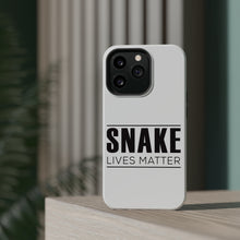 DistinctInk ToughCase for Apple iPhone, Compatible with MagSafe Charging - SNAKE Lives Matter