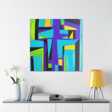 Pablo D'Azure - Mid-Century Modern Canvas Wall Art Decor
