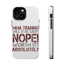 DistinctInk ToughCase for Apple iPhone, Compatible with MagSafe Charging - MMA Training Easy? Nope! Worth It!
