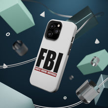 DistinctInk ToughCase for Apple iPhone, Compatible with MagSafe Charging - FBI Fanatic Boxing Individual