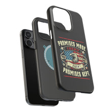 DistinctInk Tough Case for iPhone, Compatible with MagSafe Charging | Trump - Promises Made, Promises Kept | Conservative
