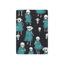 DistinctInk Playing / Poker Cards with Haunted Skeleton Crew Design for Halloween