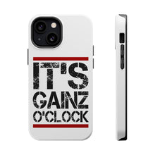 DistinctInk ToughCase for Apple iPhone, Compatible with MagSafe Charging - It's Gainz O'Clock Working Out