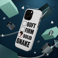 DistinctInk ToughCase for Apple iPhone, Compatible with MagSafe Charging - Soft Firm Solid Snake