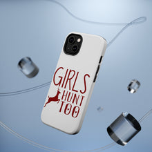 DistinctInk ToughCase for Apple iPhone, Compatible with MagSafe Charging - Girls Hunt Too - Deer