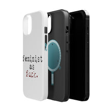 DistinctInk ToughCase for Apple iPhone, Compatible with MagSafe Charging - Feminist as F%ck