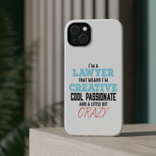 DistinctInk ToughCase for Apple iPhone, Compatible with MagSafe Charging - I'm a Lawyer Creative Cool Passionate Crazy